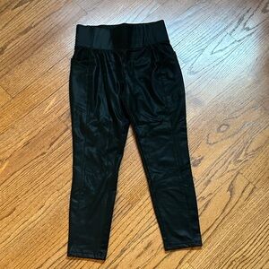 Westbound Glossy Black Leggings